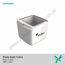 Porta Gelo 1 Litro