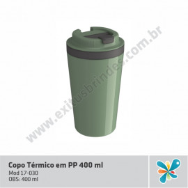 Copo Térmico em PP 400ml