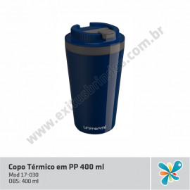 Copo Térmico em PP 400ml