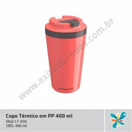 Copo Térmico em PP 400ml