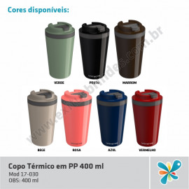 Copo Térmico em PP 400ml