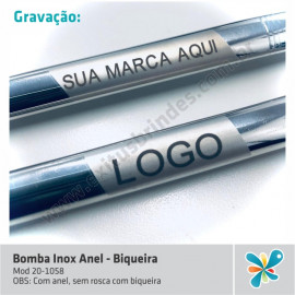 Bomba Inox Anel - Bocal