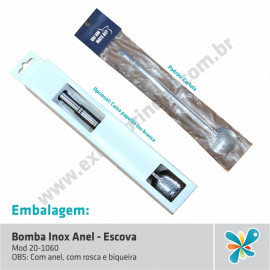 Bomba Inox Anel - Escova