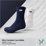 Meia Canelada Cano Médio