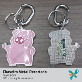 Chaveiro Metal Recortado