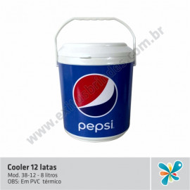 Cooler PVC 12 latas