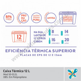 Caixa Térmica 12L -50