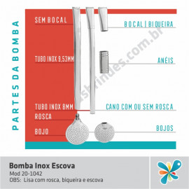 Bomba Inox - Escova