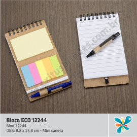 Bloco ECO c/ Mini Caneta 