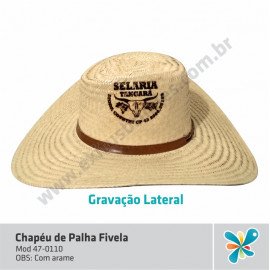 Chapéu de Palha Fivela