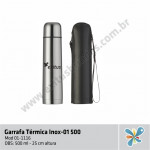 Garrafa Térmica Inox 01 - 0,5 L