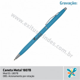 CANETA METAL 1807B