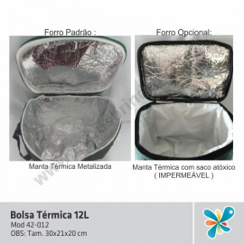 Bolsa Térmica 12 Litros 