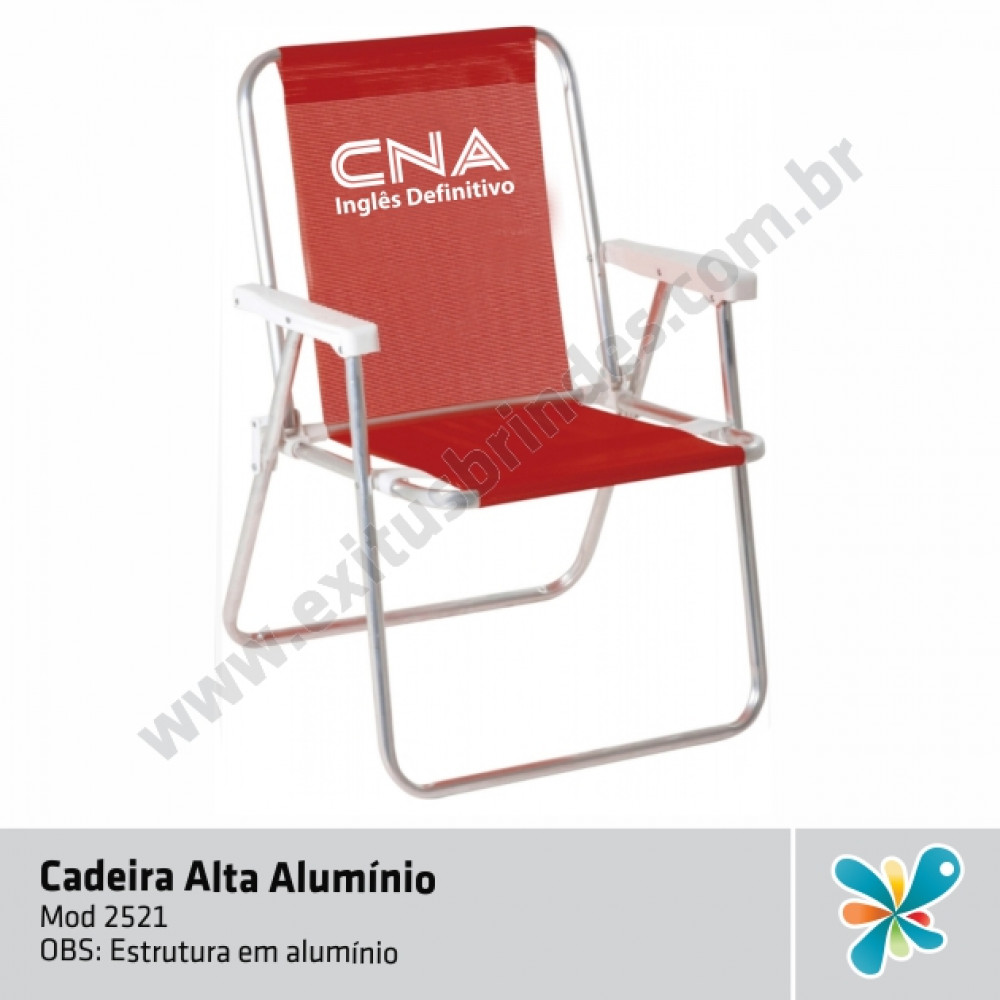 Cadeira Alta - Alumínio 