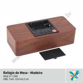 Relógio de Mesa - Madeira