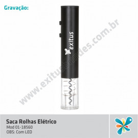 Saca Rolhas Elétrico com LED