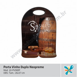 Porta Vinho Duplo Neopreme