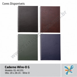 Caderno Wire-O G