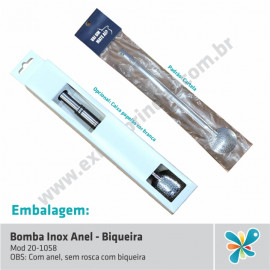 Bomba Inox Anel - Bocal