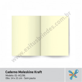 Caderno Moleskine Kraft