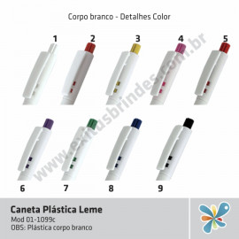 Caneta Plástica Leme 