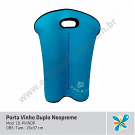 Porta Vinho Duplo Neopreme