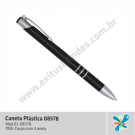 Caneta Plástica 08578