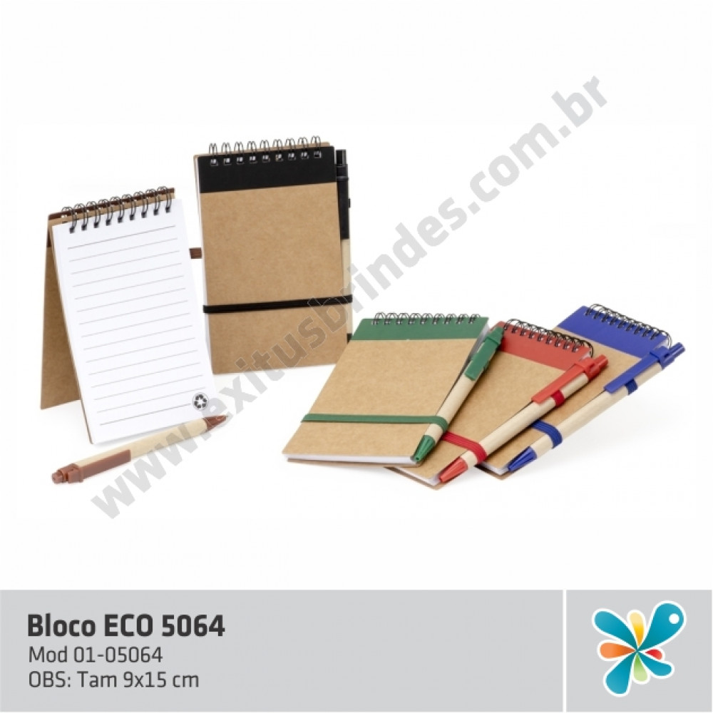 Bloco ECO c/ caneta