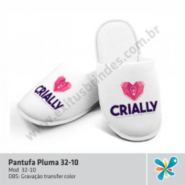 Pantufa Pluma 