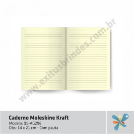 Caderno Moleskine Kraft