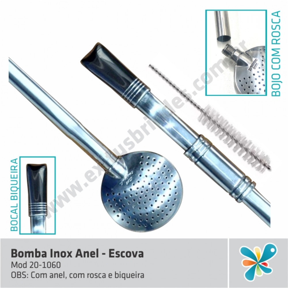 Bomba Inox Anel - Escova