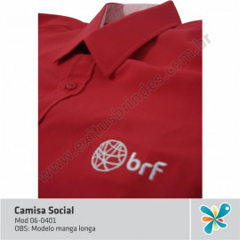 Camisa Social Manga Longa