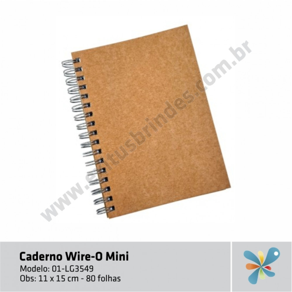 Caderno Wire-O Mini 