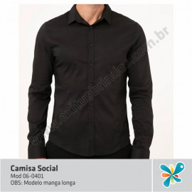 Camisa Social Manga Longa