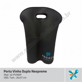 Porta Vinho Duplo Neopreme