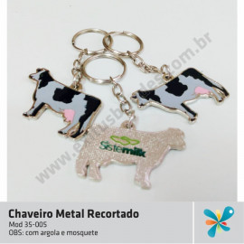 Chaveiro Metal Recortado