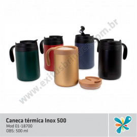 CANECA TÉRMICA INOX 500