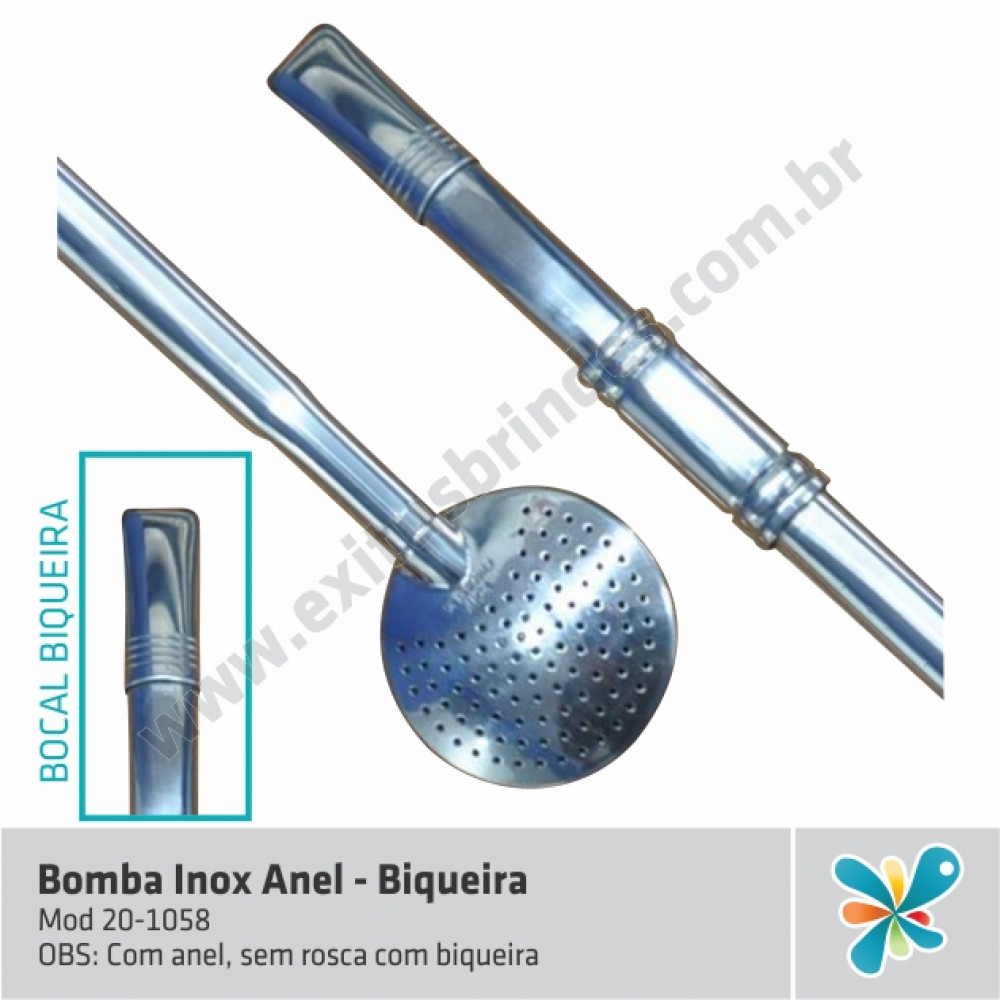 Bomba Inox Anel - Bocal