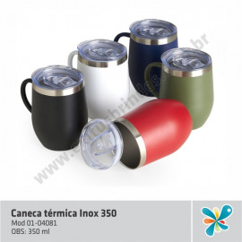 CANECA TÉRMICA INOX 350 