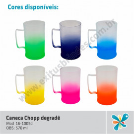 CANECA DE CHOPP DEGRADÊ