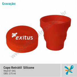 Copo Retrátil Silicone